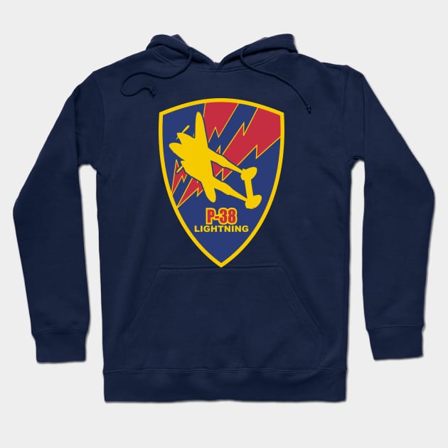 P-38 Lightning Hoodie by Tailgunnerstudios